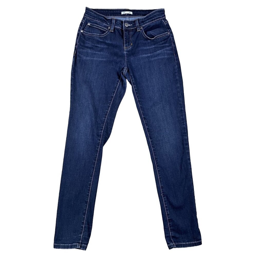 Eileen Fisher Skinny Jeans in Dark Blue Denim